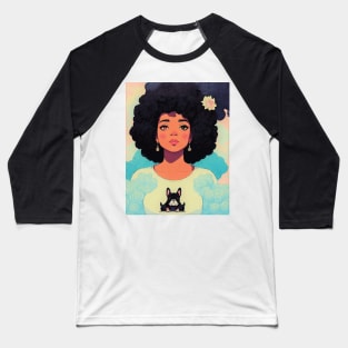 Black Mystical Goddess Baseball T-Shirt